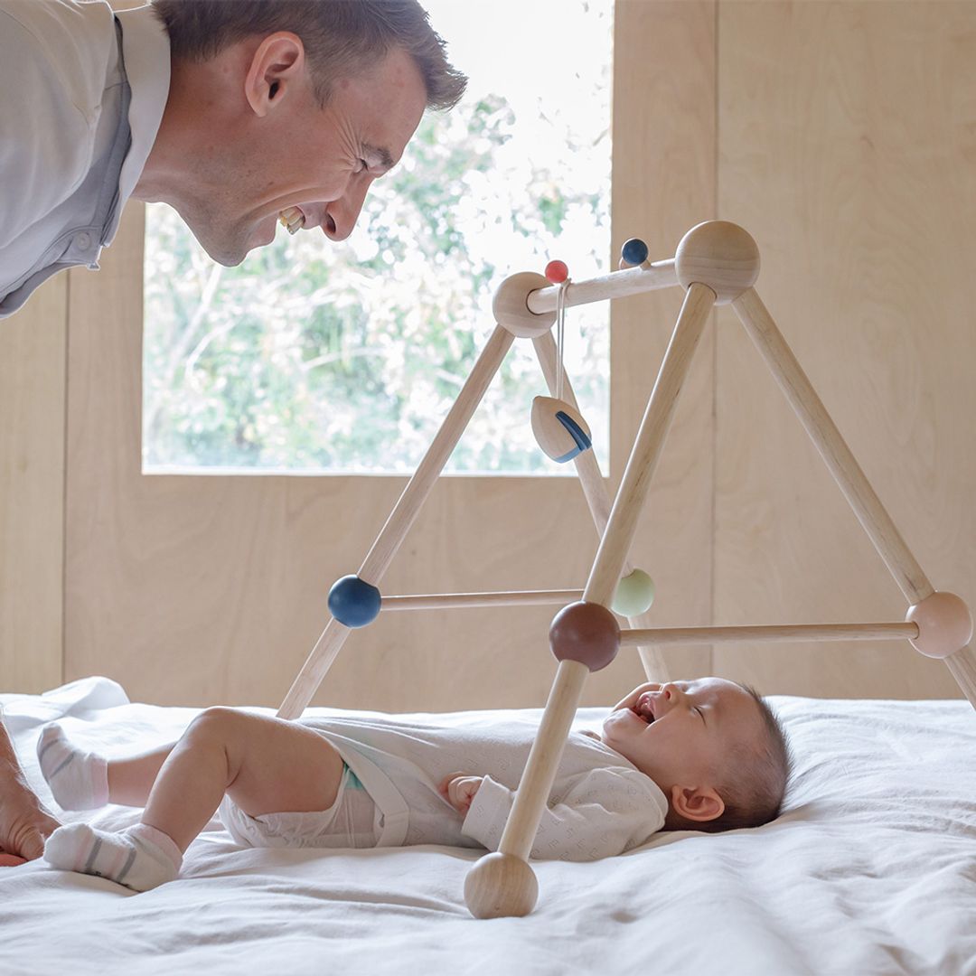 PlanToys Wooden Baby Play Gym – Orchard