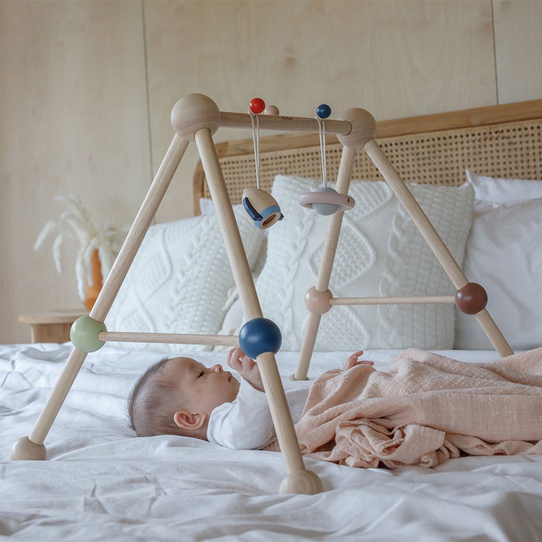 PlanToys Wooden Baby Play Gym – Orchard