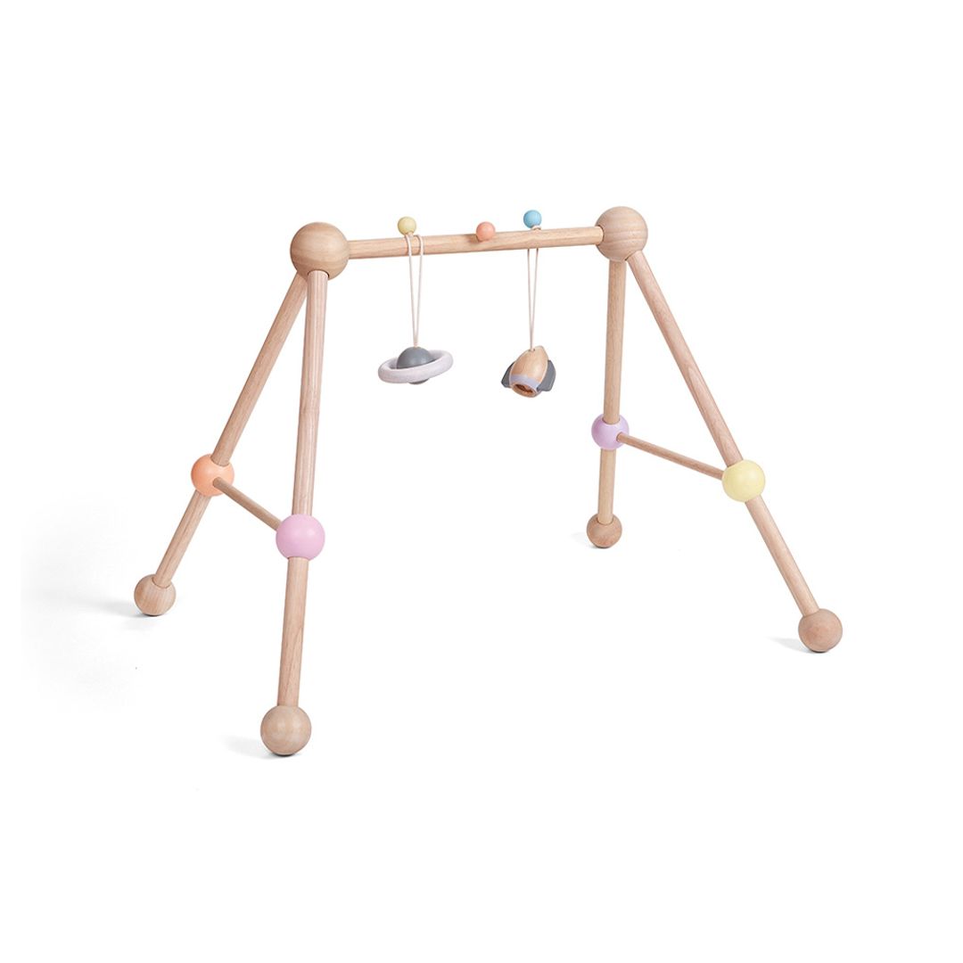 PlanToys Wooden Baby Play Gym – Pastel