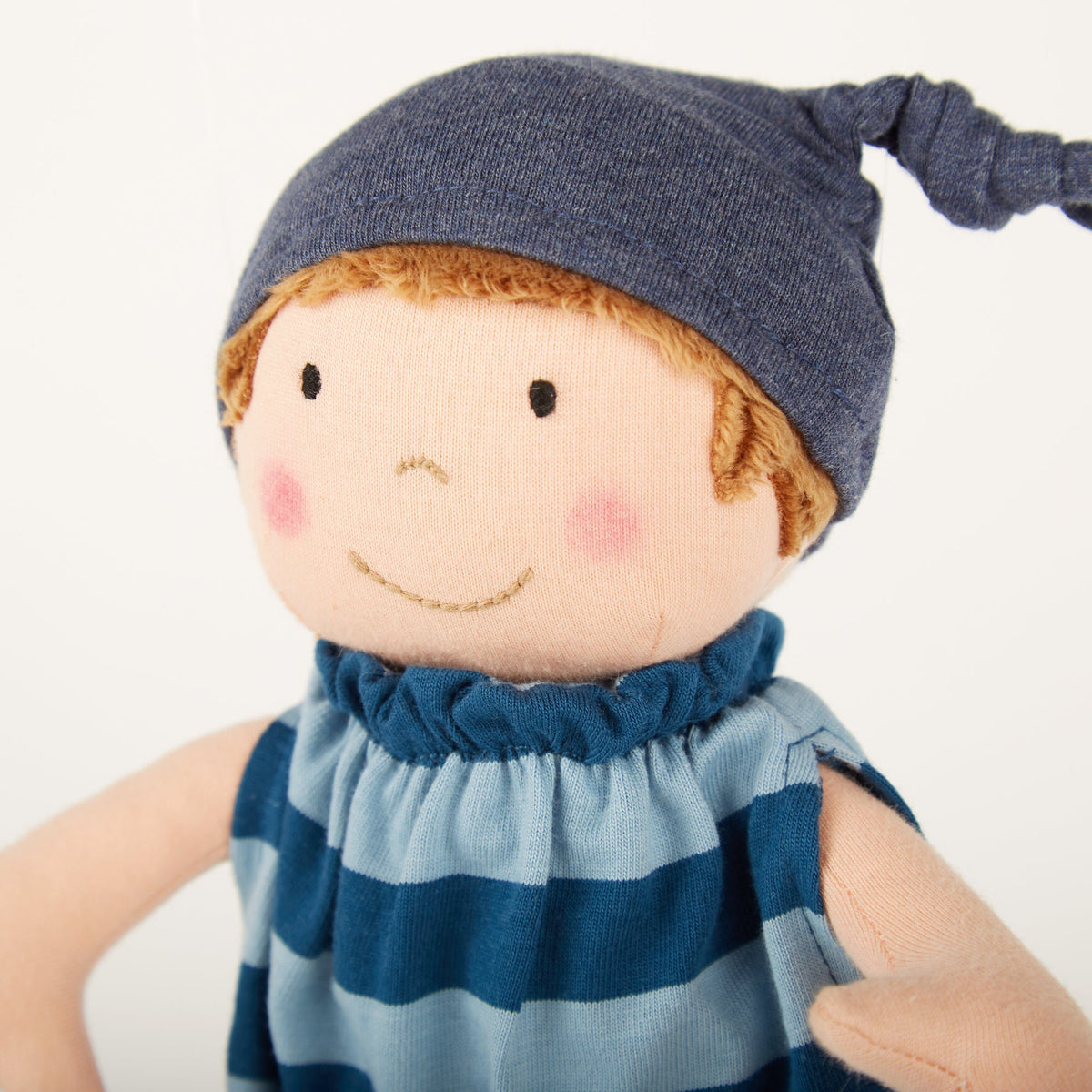 Plush Doll with Blue Outfit | Dolls & Finger Puppets | The Baby Penguin