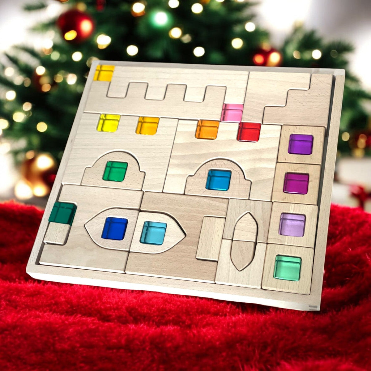 Architectural Beechwood Blocks – 21- or 26-Piece Set by Green Elephant Home and Toys – alternate view 3
