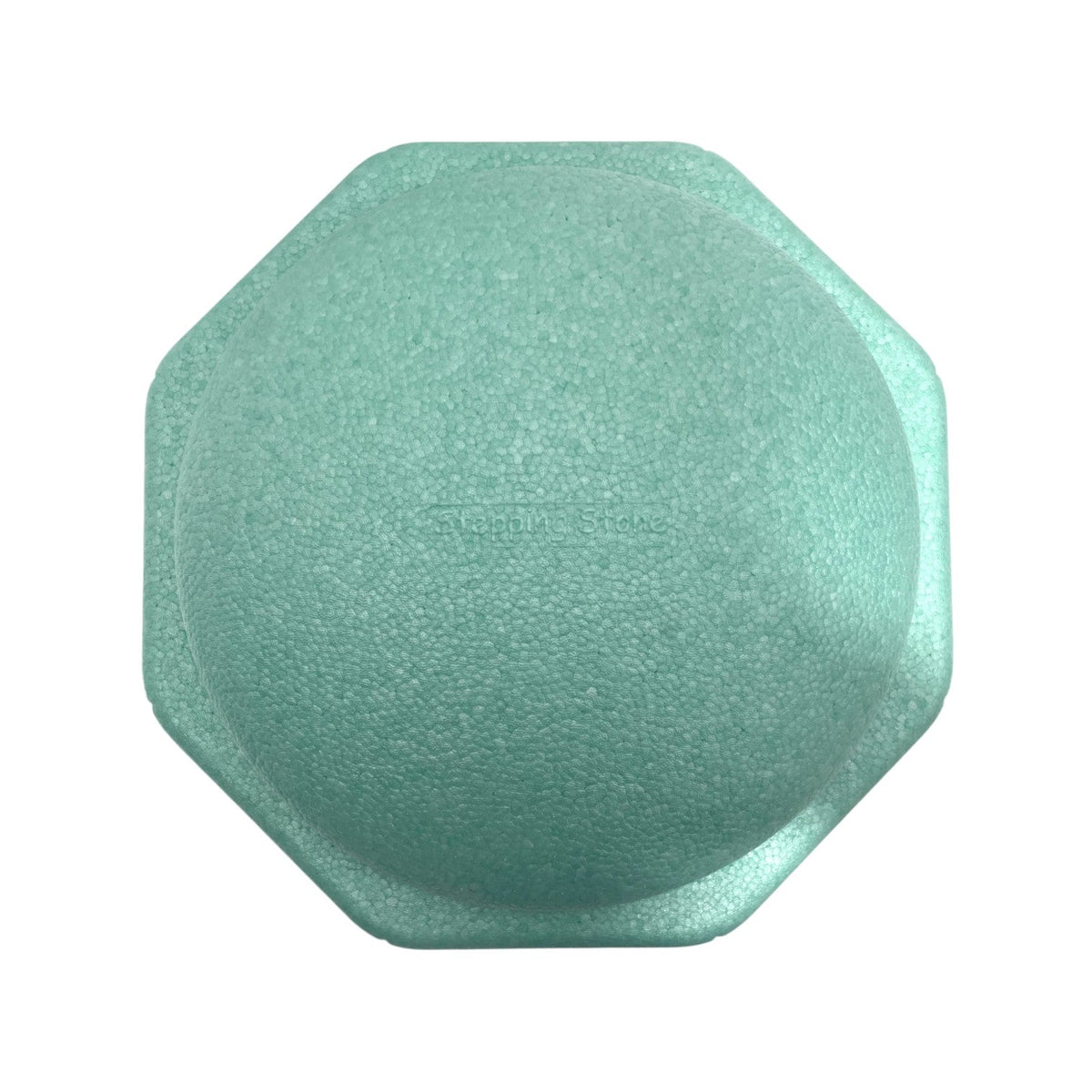 Mint green stepping stone, top view