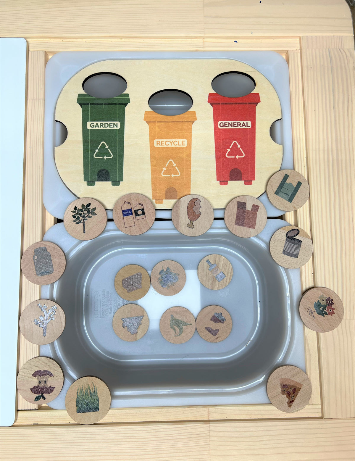 Garbage classification activity board set