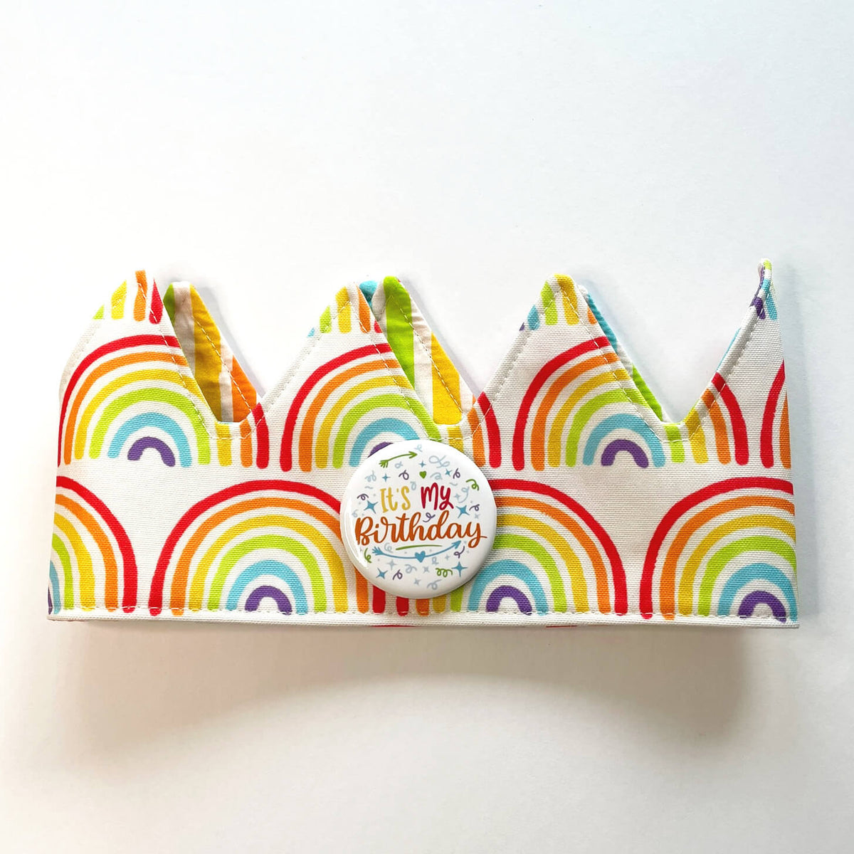 Rainbow Crown for Dress Up: "It will brighten your day!" - The Baby Penguin