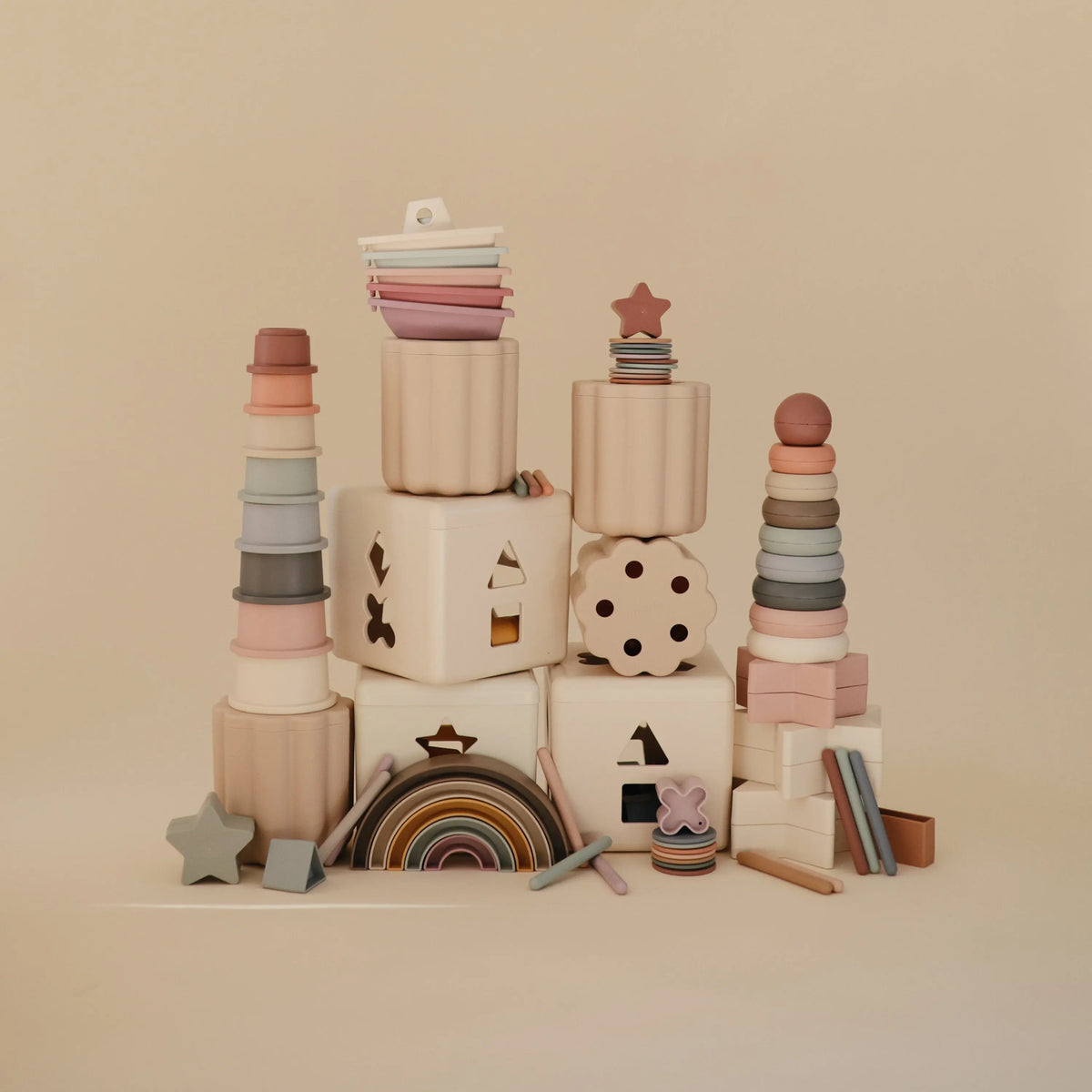 Rainbow Stacker Toy | toys | The Baby Penguin