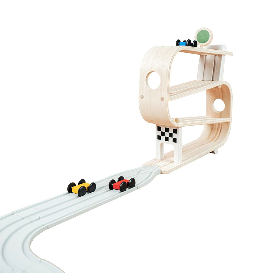PlanToys Wooden Ramp Racer with 3 Cars