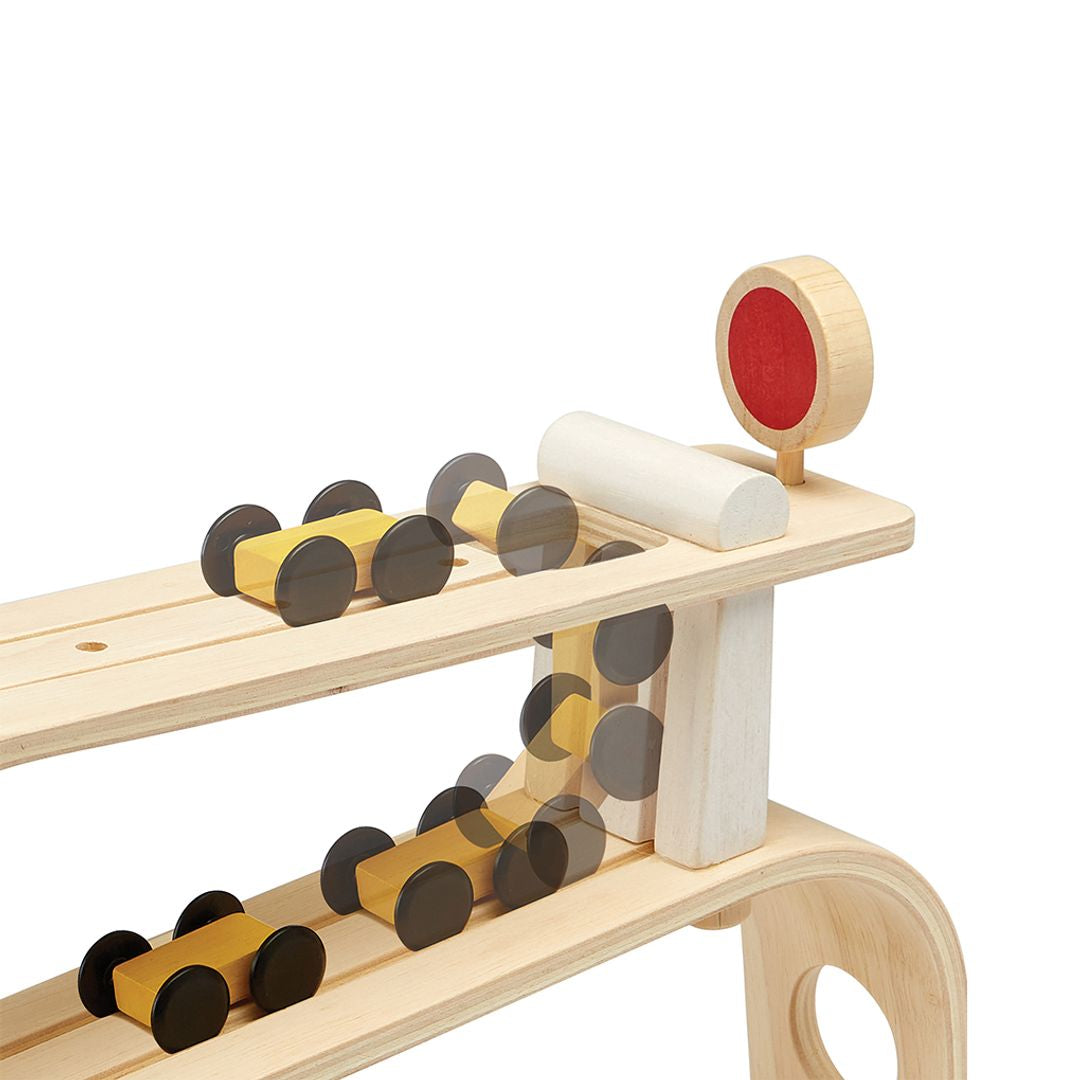 PlanToys Wooden Ramp Racer with 3 Cars