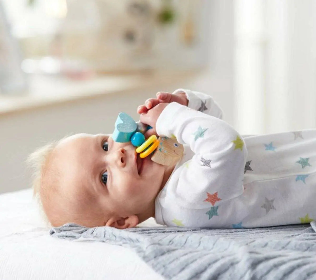 Rattlefish Wooden Baby Rattle | Wooden Baby | The Baby Penguin