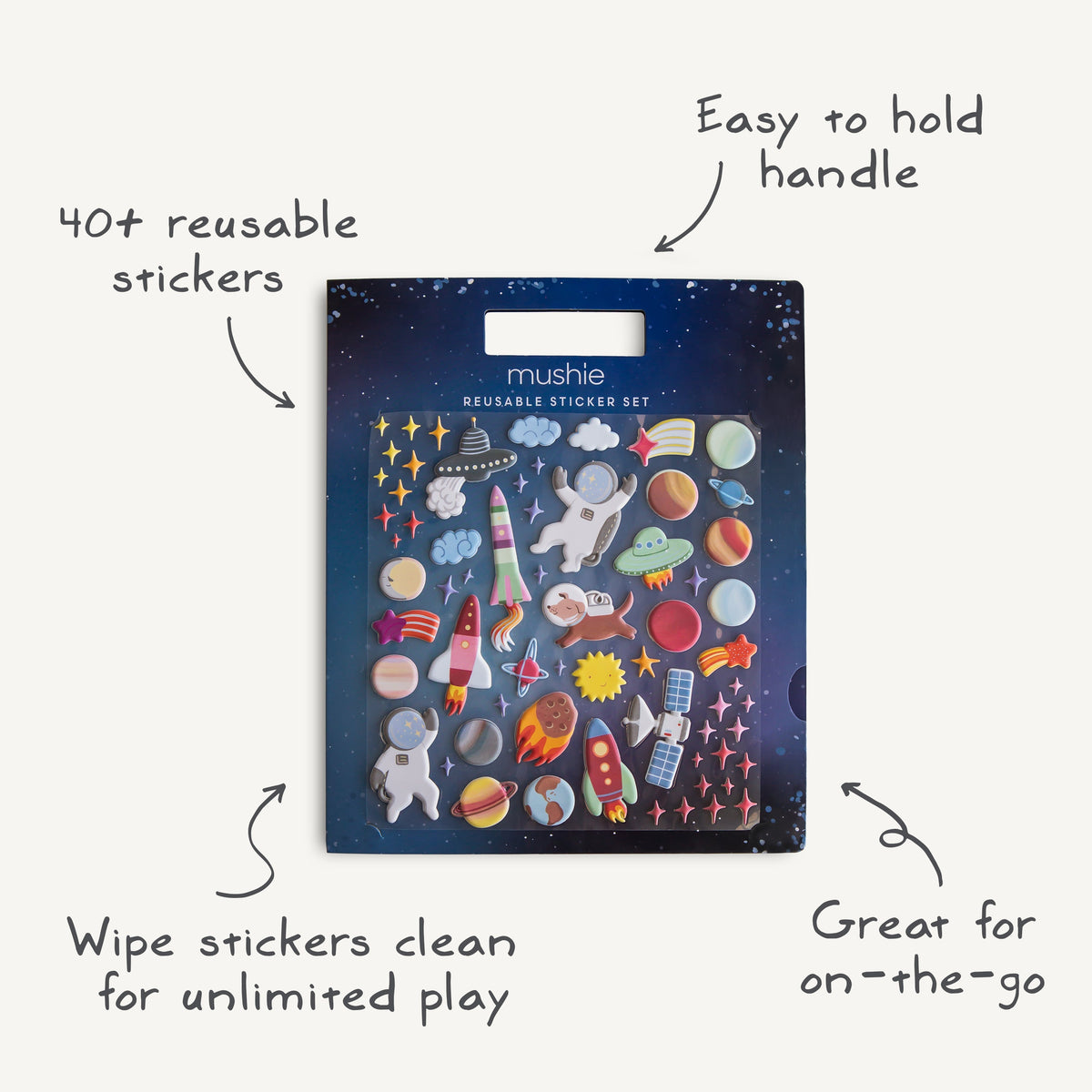 Reusable Sticker Set - The Baby Penguin