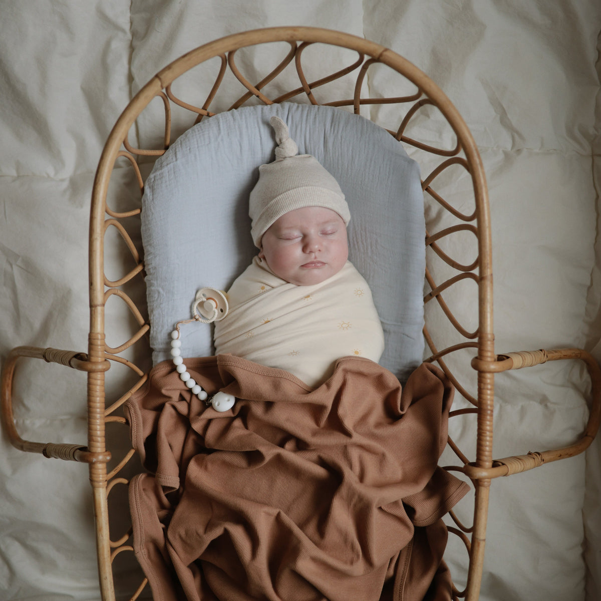 Ribbed Baby Blanket - The Baby Penguin