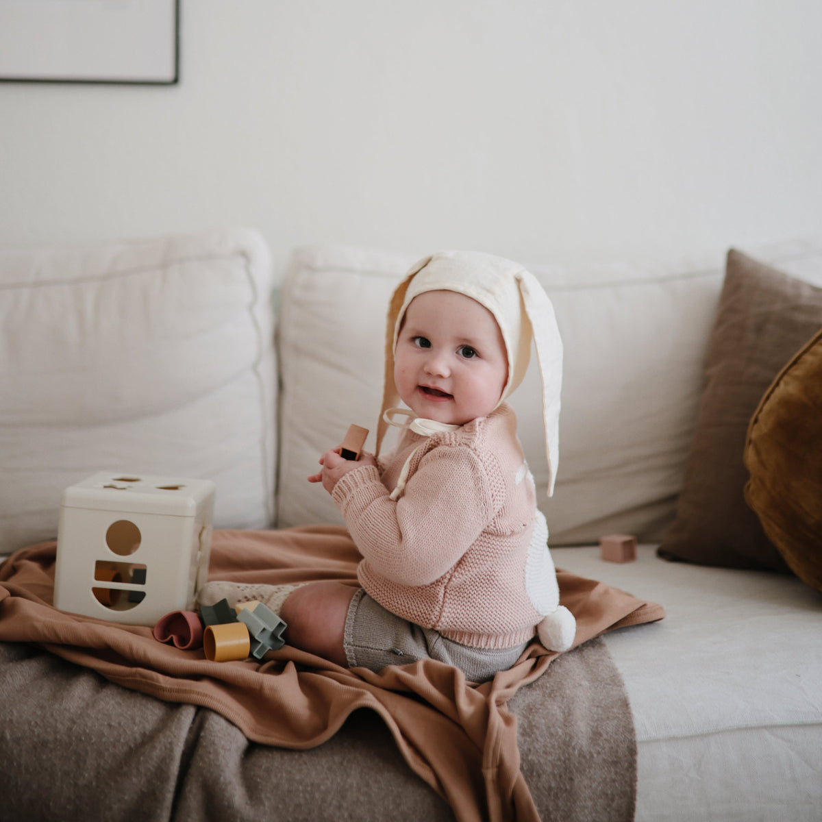 Ribbed Baby Blanket - The Baby Penguin