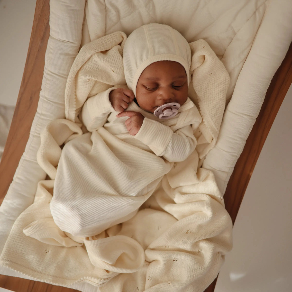 Ribbed Baby Bonnet | Baby Clothes | The Baby Penguin