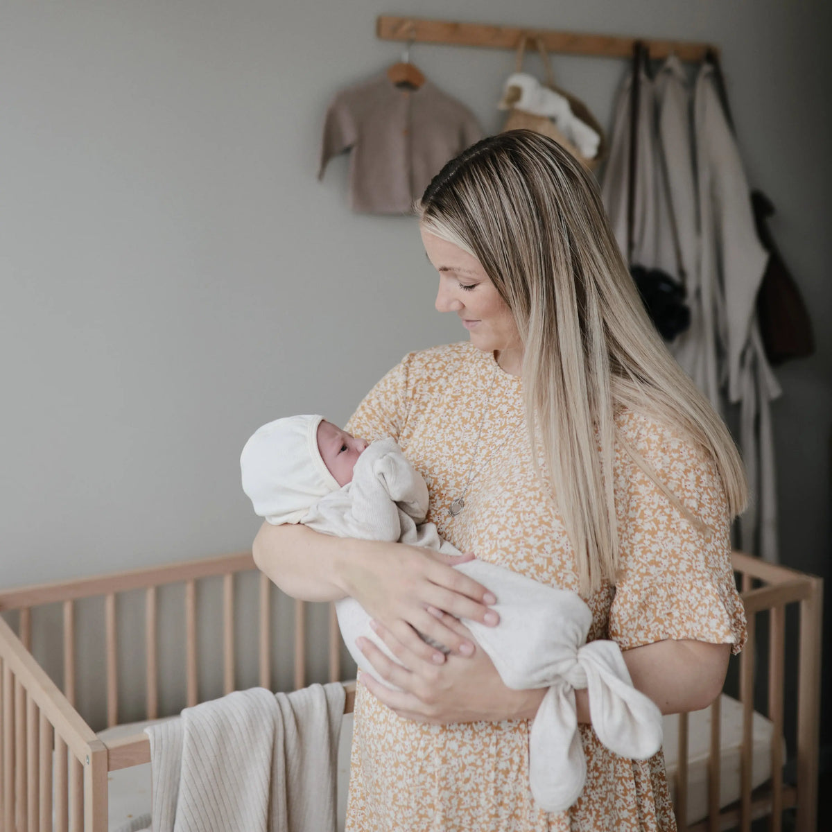 Ribbed Baby Bonnet | Baby Clothes | The Baby Penguin