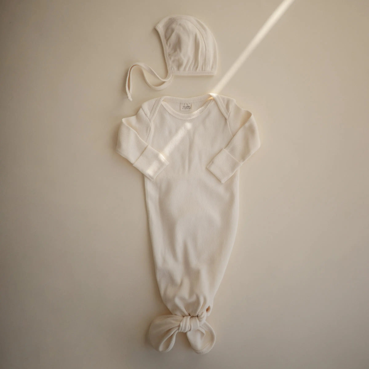 Ribbed Baby Bonnet | Baby Clothes | The Baby Penguin