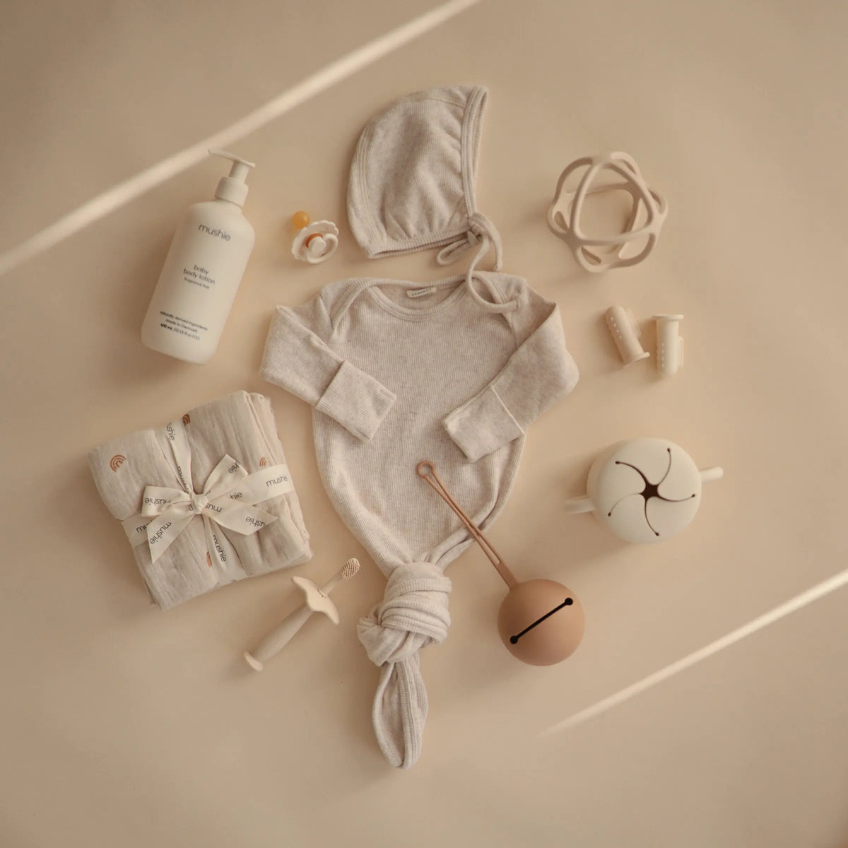 Ribbed Baby Bonnet | Baby Clothes | The Baby Penguin