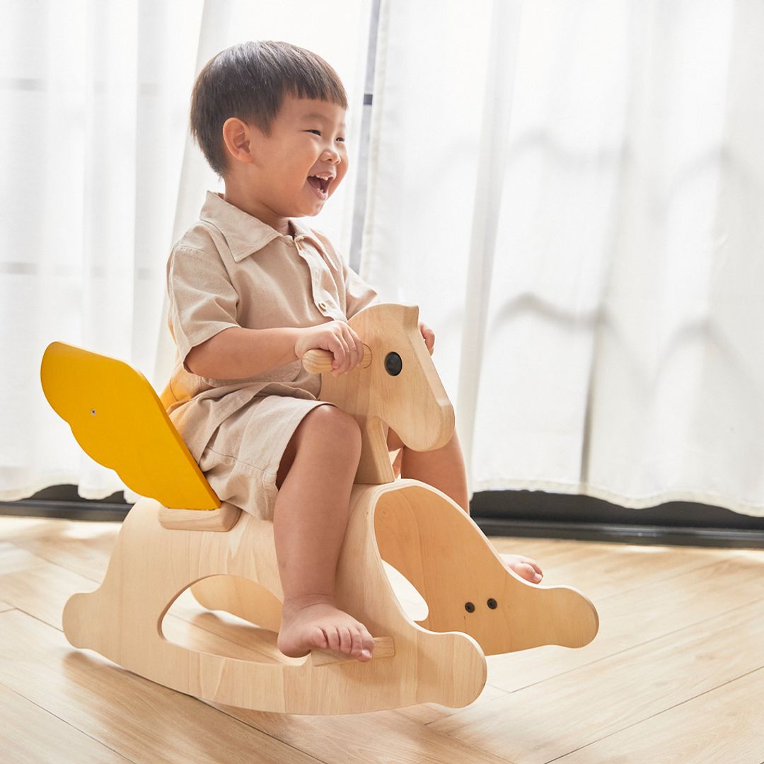 PlanToys Wooden Rocking Pegasus