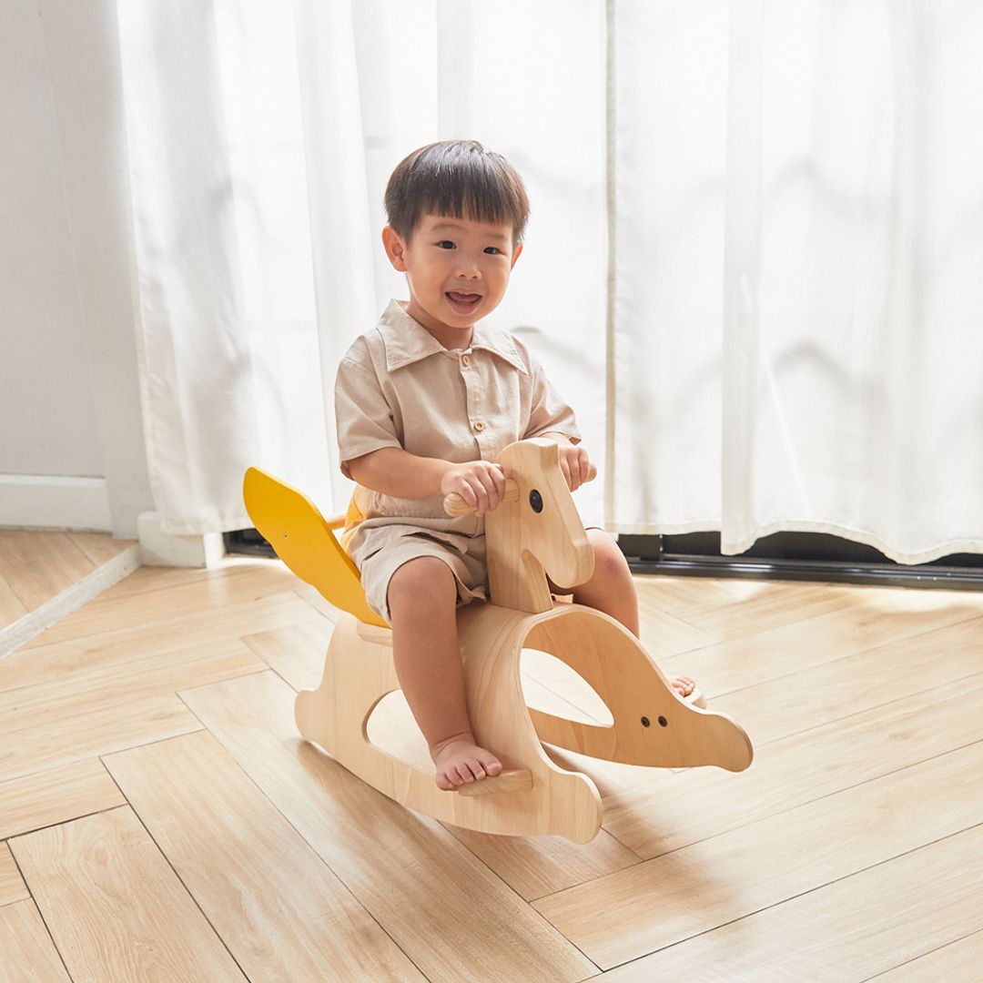 PlanToys Wooden Rocking Pegasus