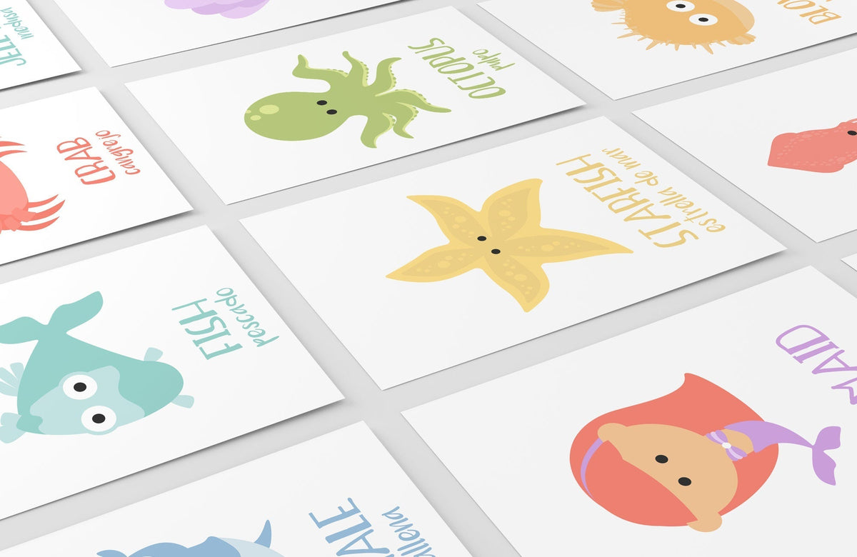 Sea Animals Flashcards - The Baby Penguin
