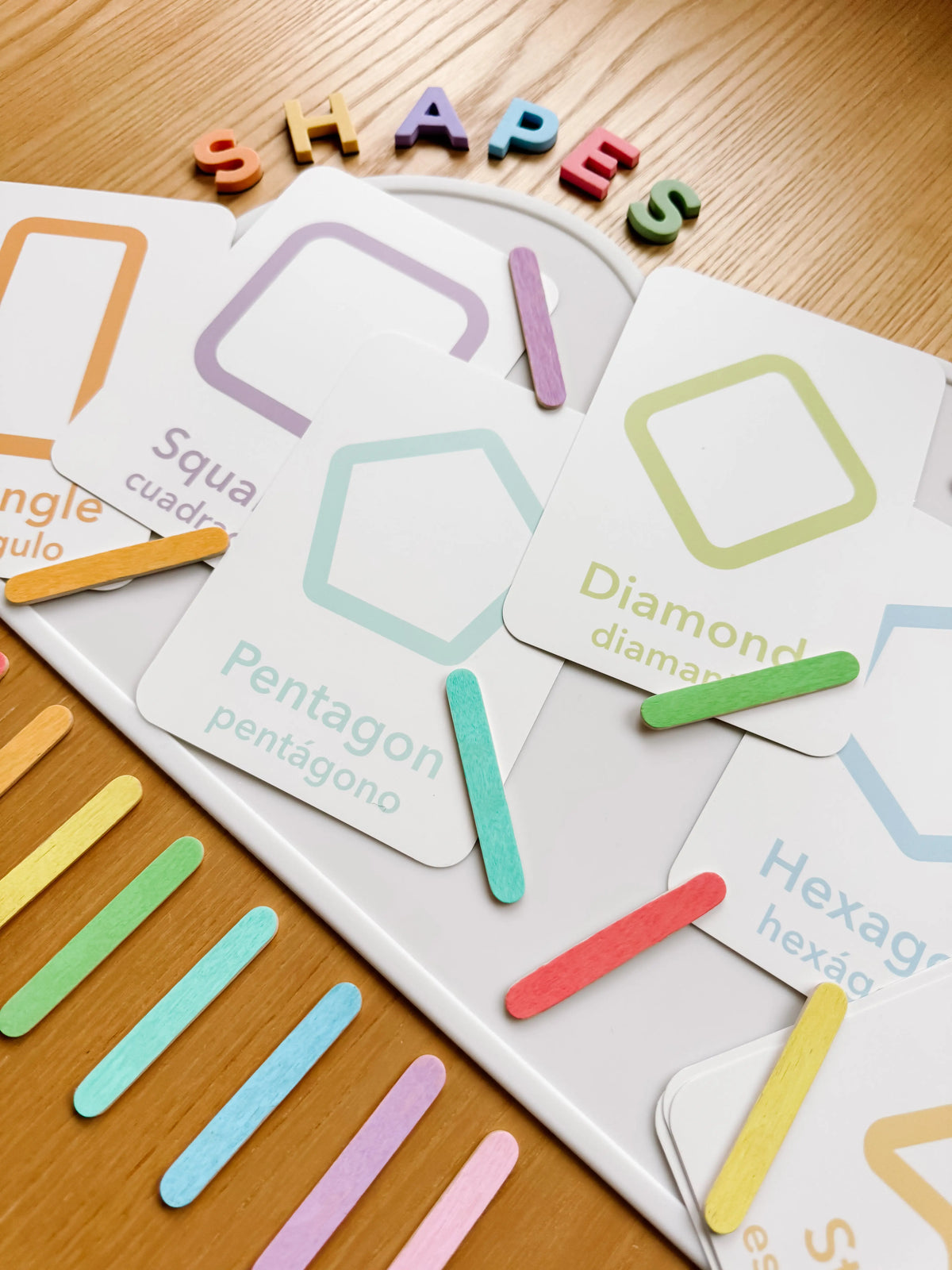 Shapes Flashcards | Educational Toys | The Baby Penguin