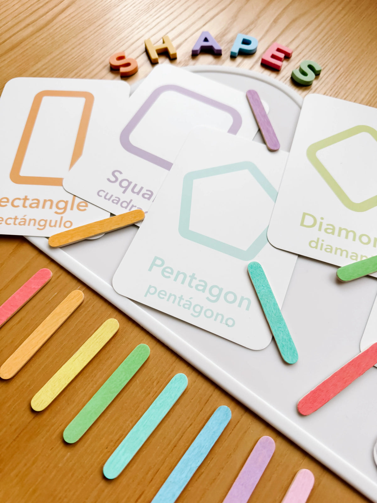 Shapes Flashcards | Educational Toys | The Baby Penguin