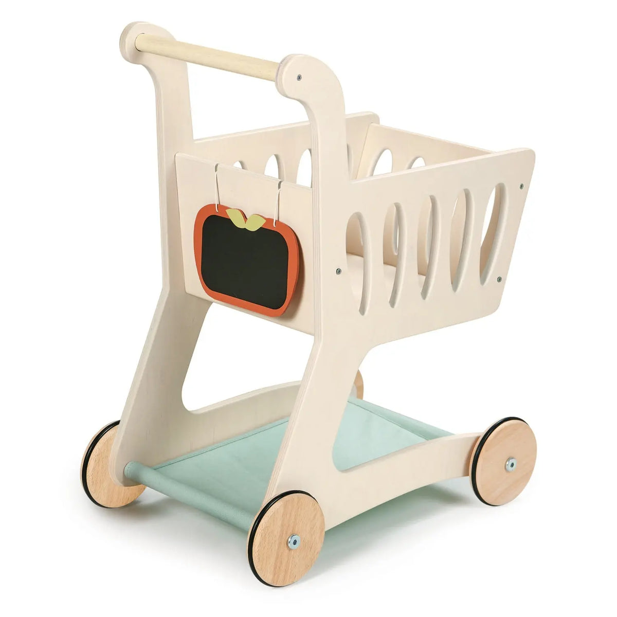 Tender Leaf Wooden Shopping Cart with Chalkboard