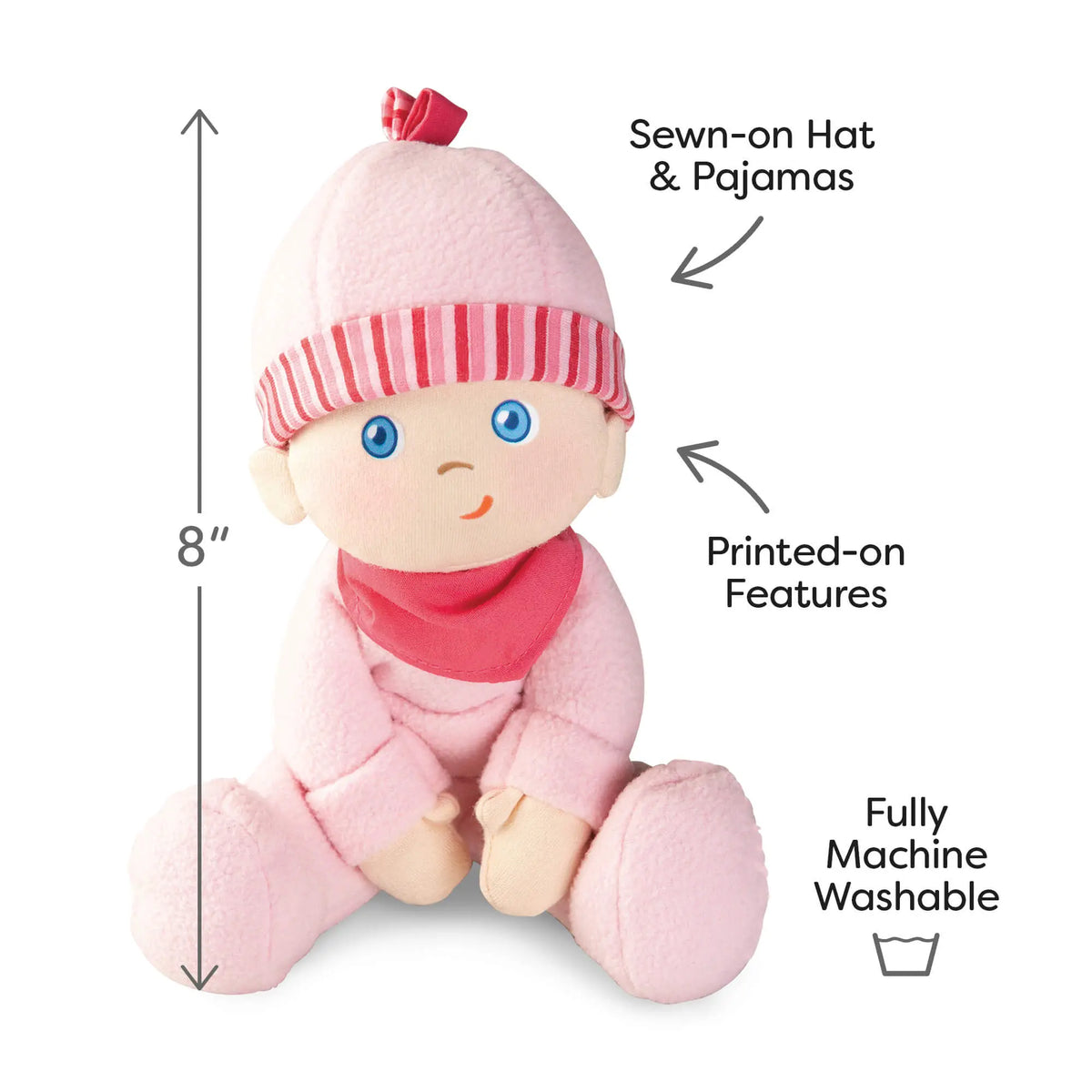 Snug Up Doll Luisa 8" First Doll | Snug Up Dolls | The Baby Penguin