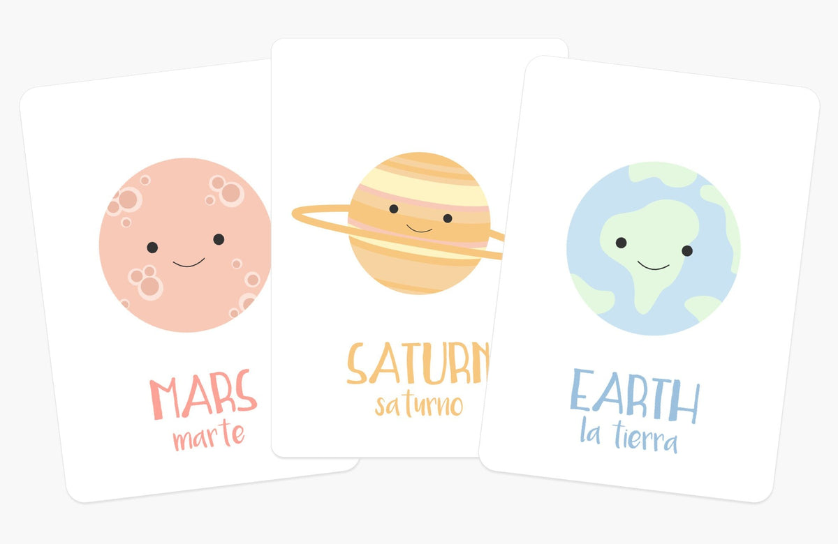 Space Planet Flashcards - The Baby Penguin