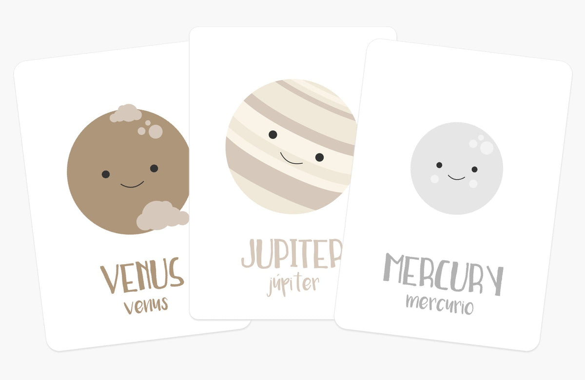 Space Planet Flashcards - The Baby Penguin