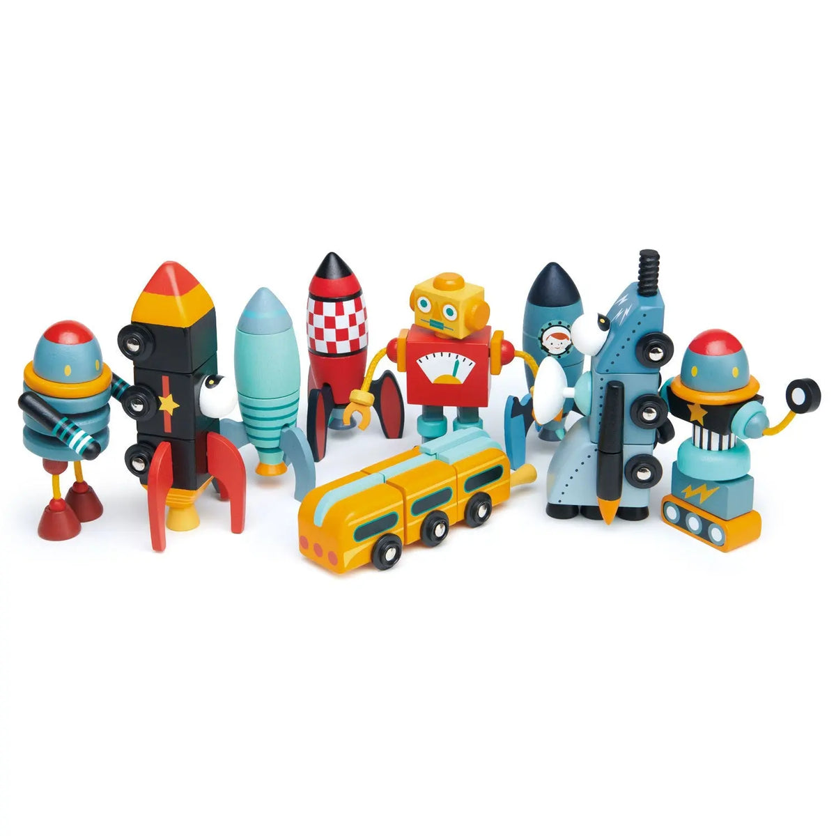 Tender Leaf Space Race Buildable Wooden Vehicles