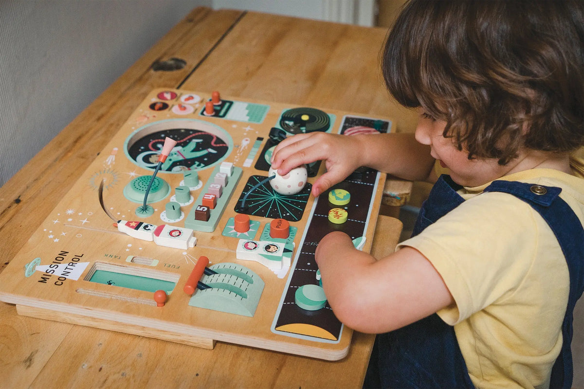 Tender Leaf Space Station Wooden Activity Board