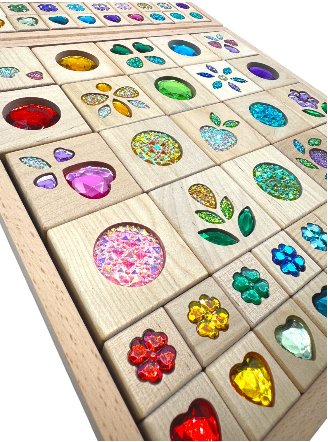 Sparkle Garden Gem Blocks – 30- or 40-Piece Set by Green Elephant Home and Toys – alternate view 8