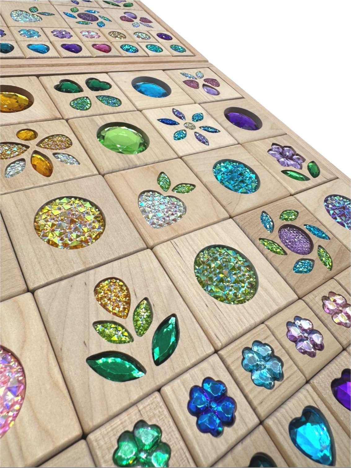Sparkle Garden Gem Blocks – 30- or 40-Piece Set by Green Elephant Home and Toys – alternate view 9