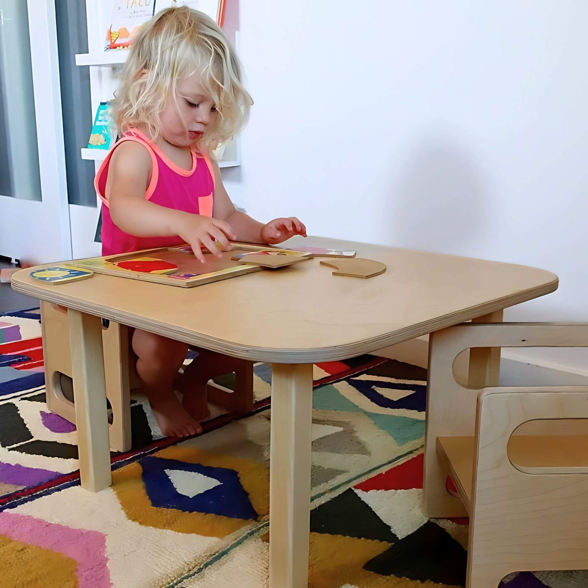 Square Table - The Baby Penguin