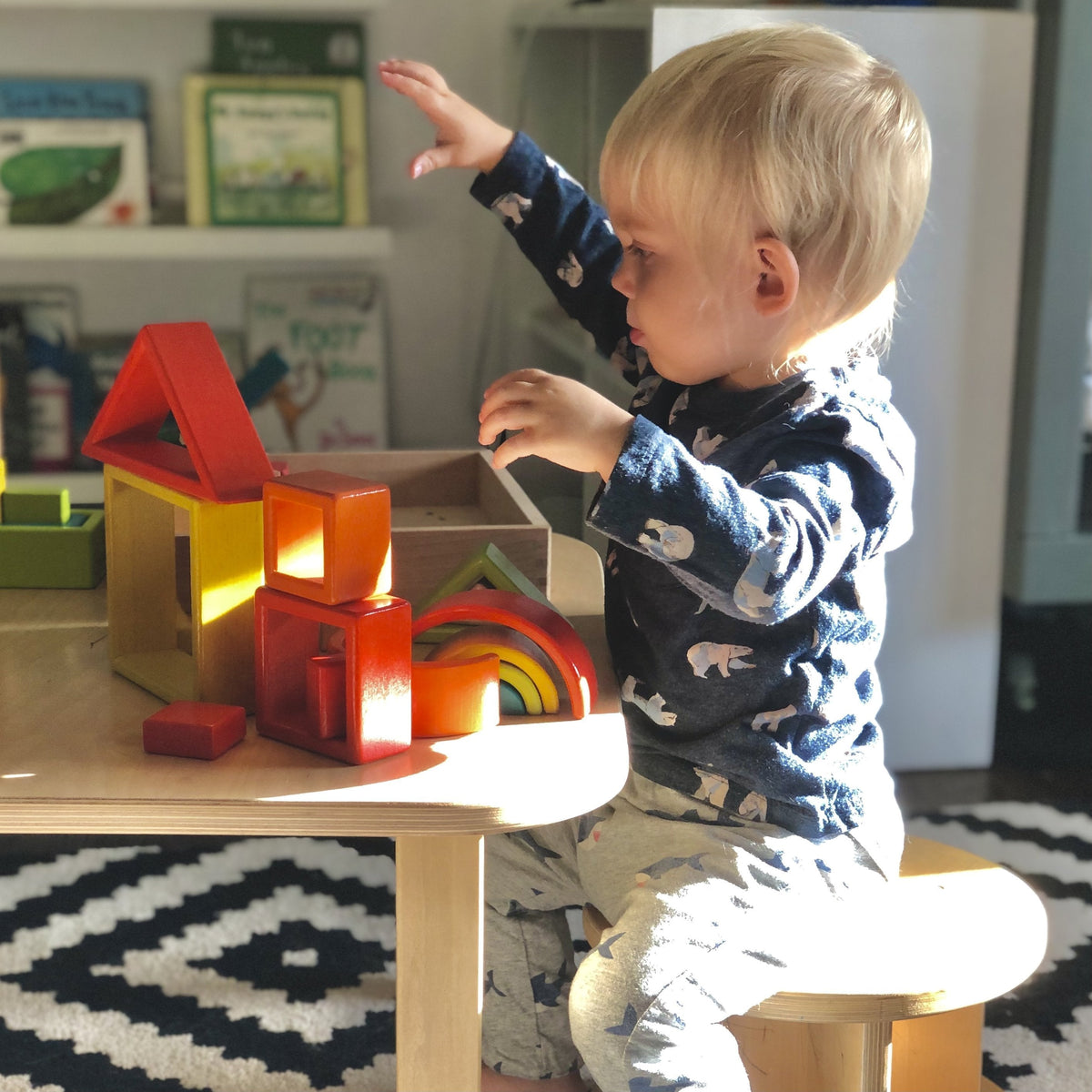 Square Table - The Baby Penguin