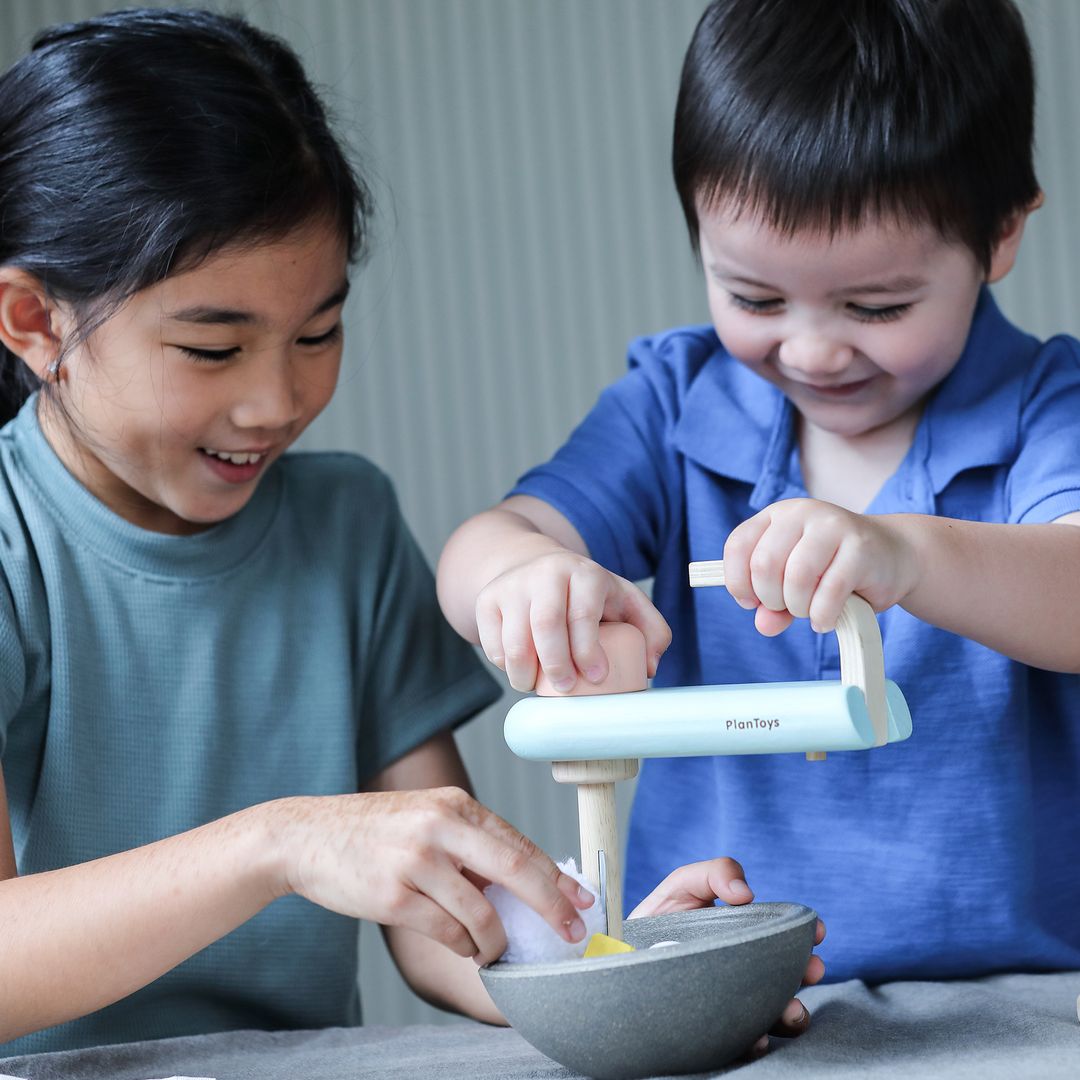PlanToys Wooden Stand Mixer Pretend Baking Set