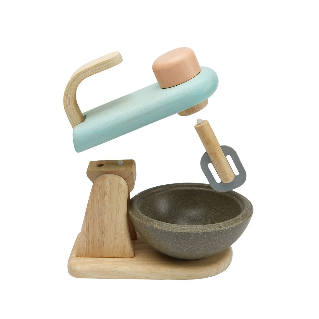 PlanToys Wooden Stand Mixer Pretend Baking Set