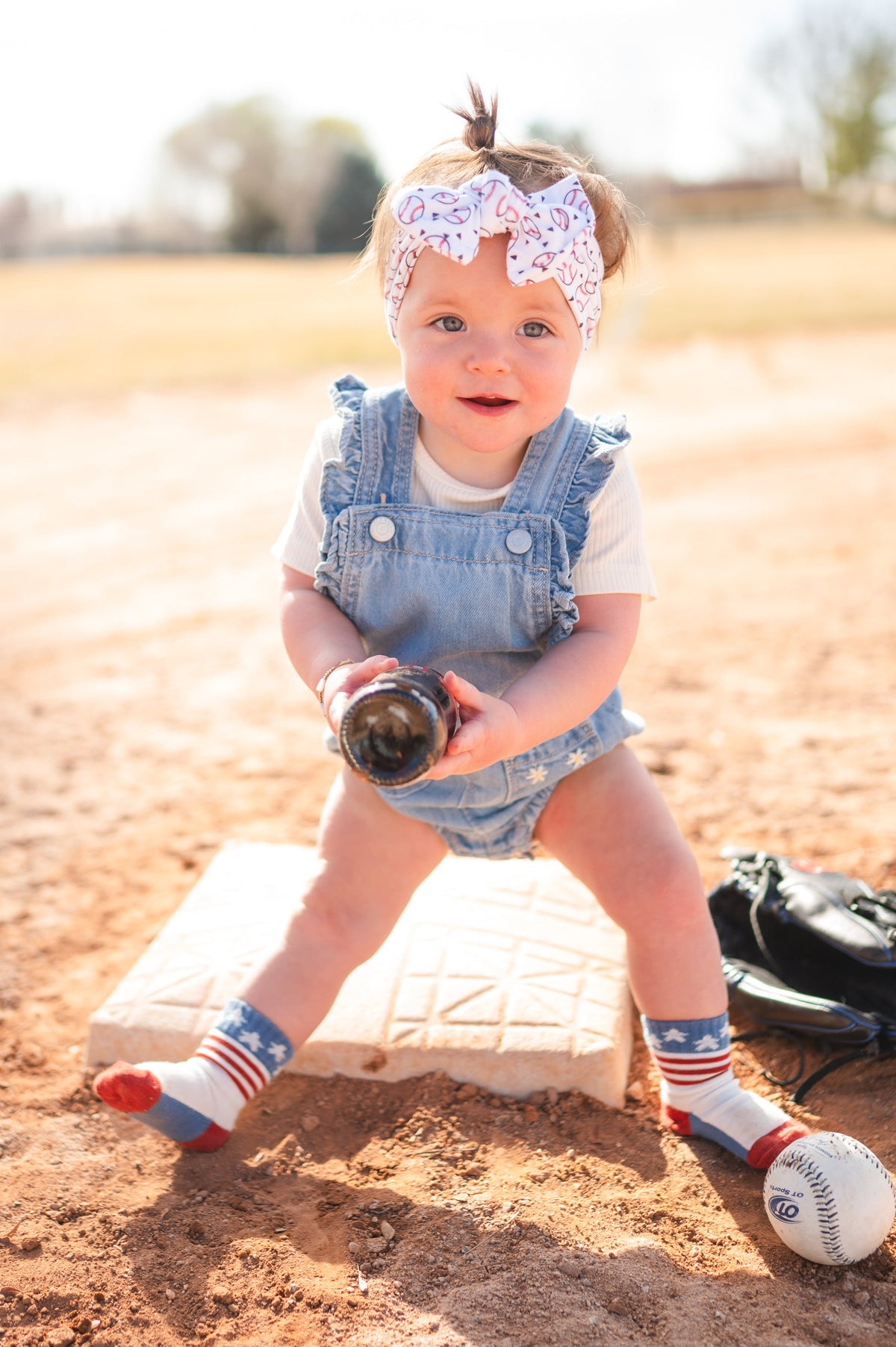 Stars and Stripes Sock - The Baby Penguin
