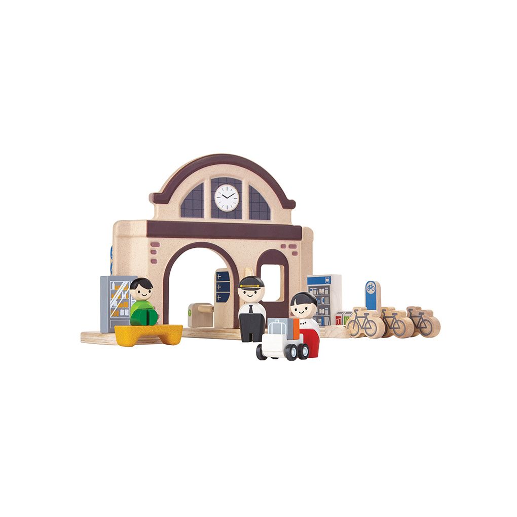 PlanToys PlanWorld Station Mini Playset