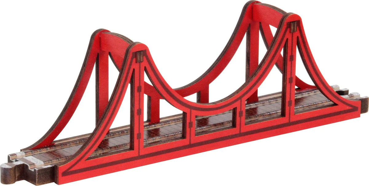 Suspension Bridge | USA NameTrains | Wooden Trains Maple Landmark