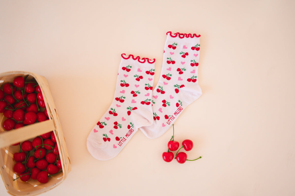 Sweet Cherry Sock - The Baby Penguin