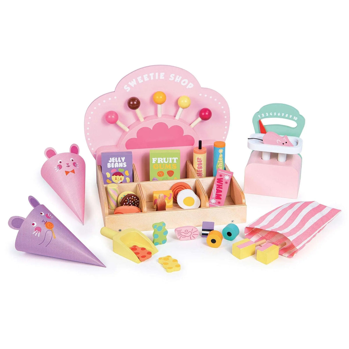 Tender Leaf Sweetie Pic'n'Mix Wooden Sweet Shop