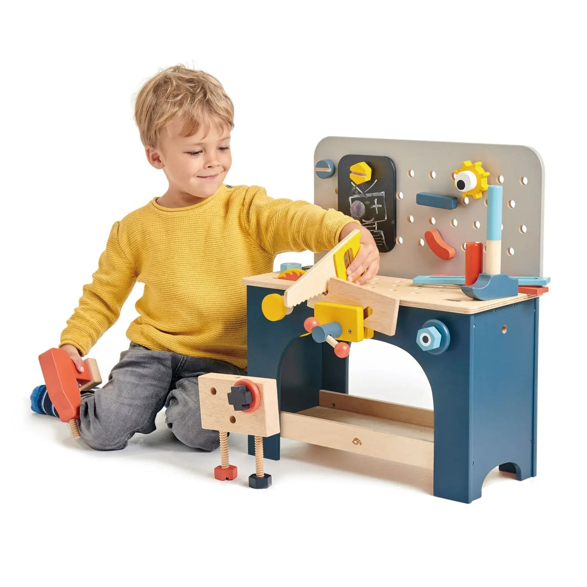 Tender Leaf Wooden Table Top Tool Bench