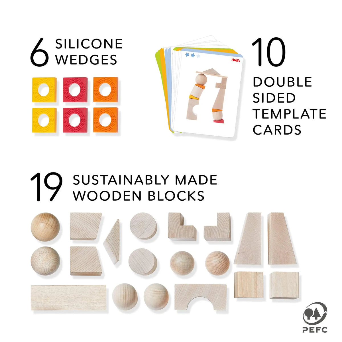 Teetering Towers Wooden Blocks | Blocks | The Baby Penguin