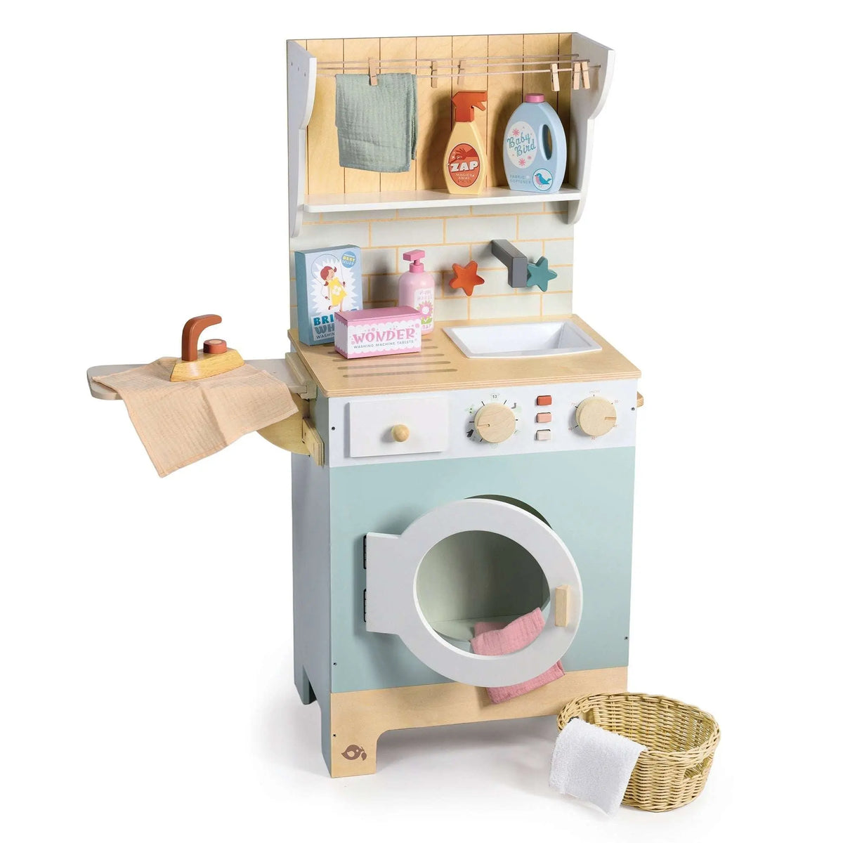 Tender Leaf Wooden Laundrette Pretend Laundry Station
