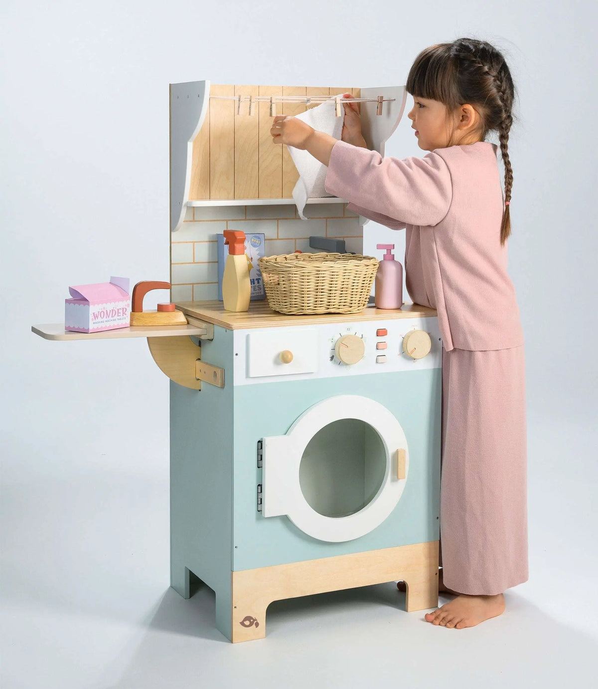 Tender Leaf Wooden Laundrette Pretend Laundry Station