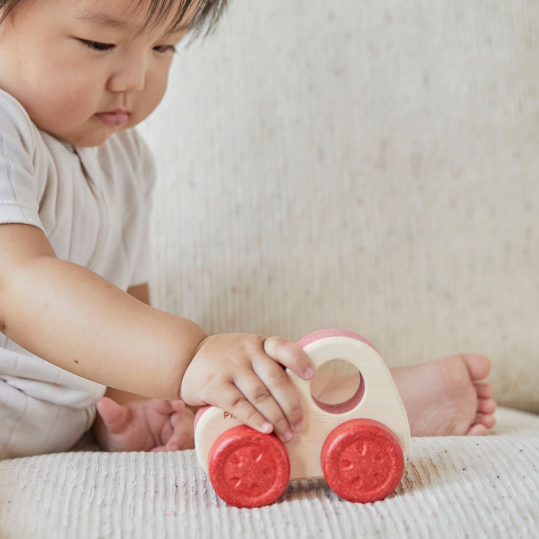 PlanToys Timber Trail Cruiser Wooden Baby Car