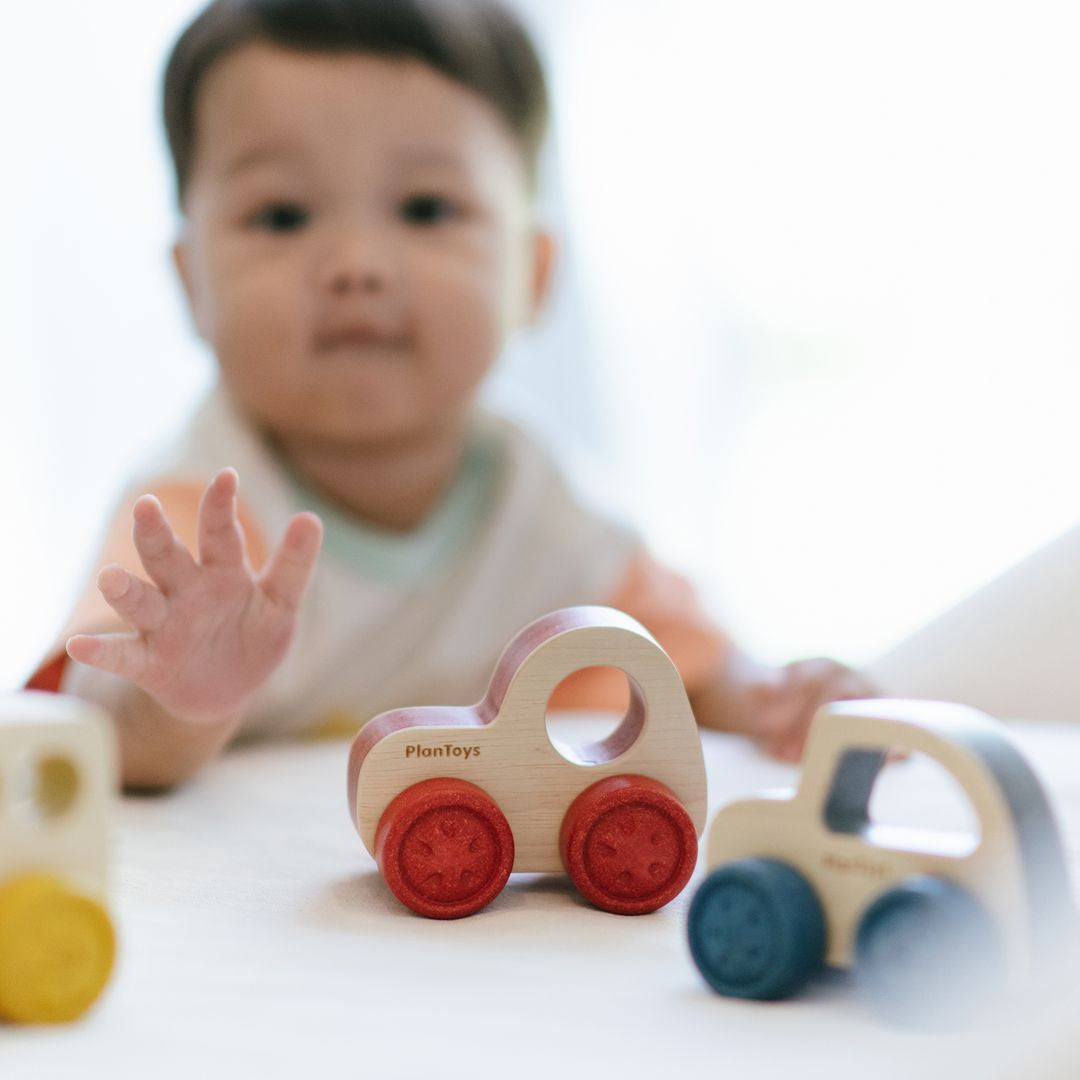 PlanToys Timber Trail Cruiser Wooden Baby Car