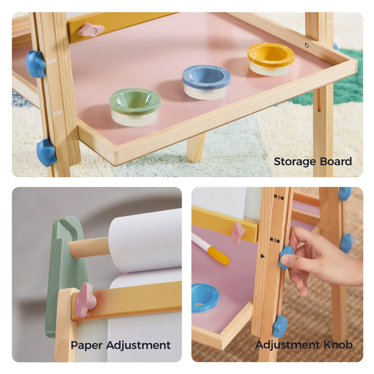 Tiny Land® 3-in-1 Art Easel for Kids - The Baby Penguin