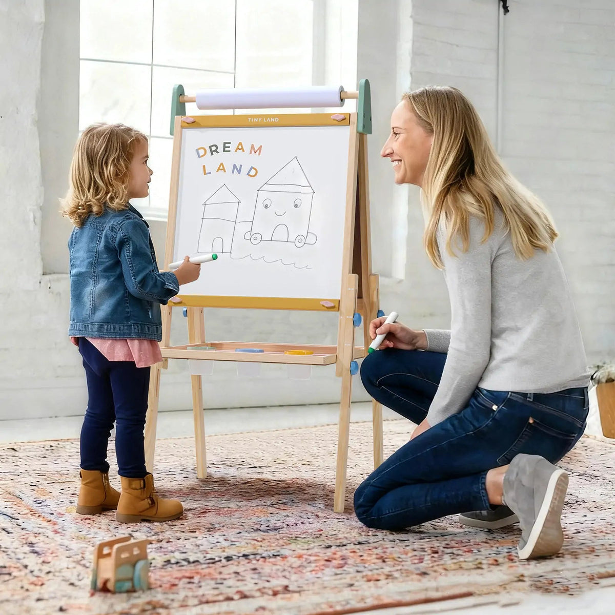 Tiny Land® 3-in-1 Art Easel for Kids - The Baby Penguin