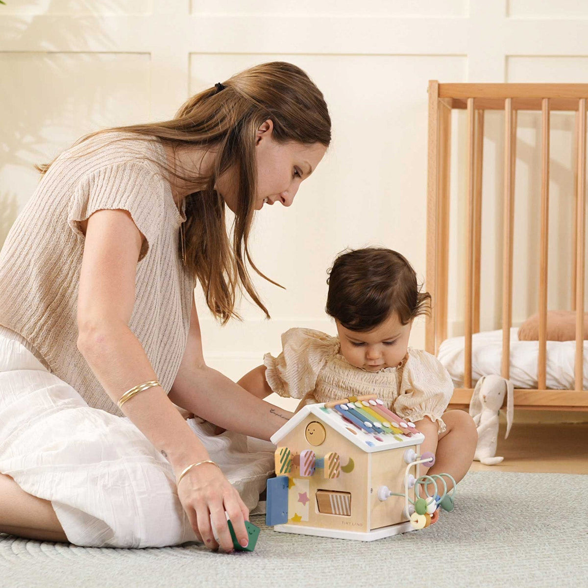 Tiny Land® Cottage Activity Cube - Morandi - The Baby Penguin